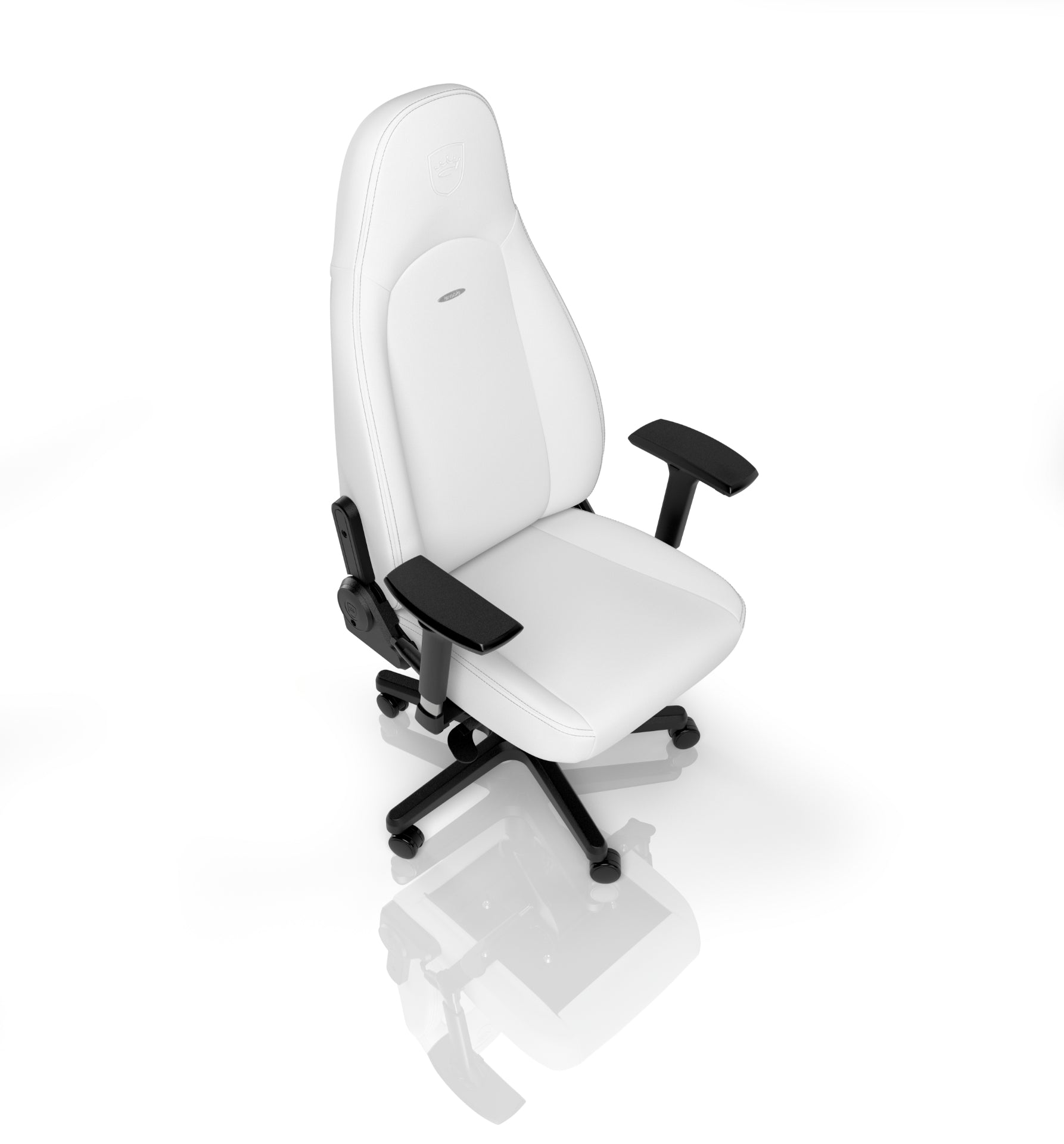 כיסא גיימינג NOBLECHAIRS ICON WHITE EDITION בצבע לבן - Cryptech