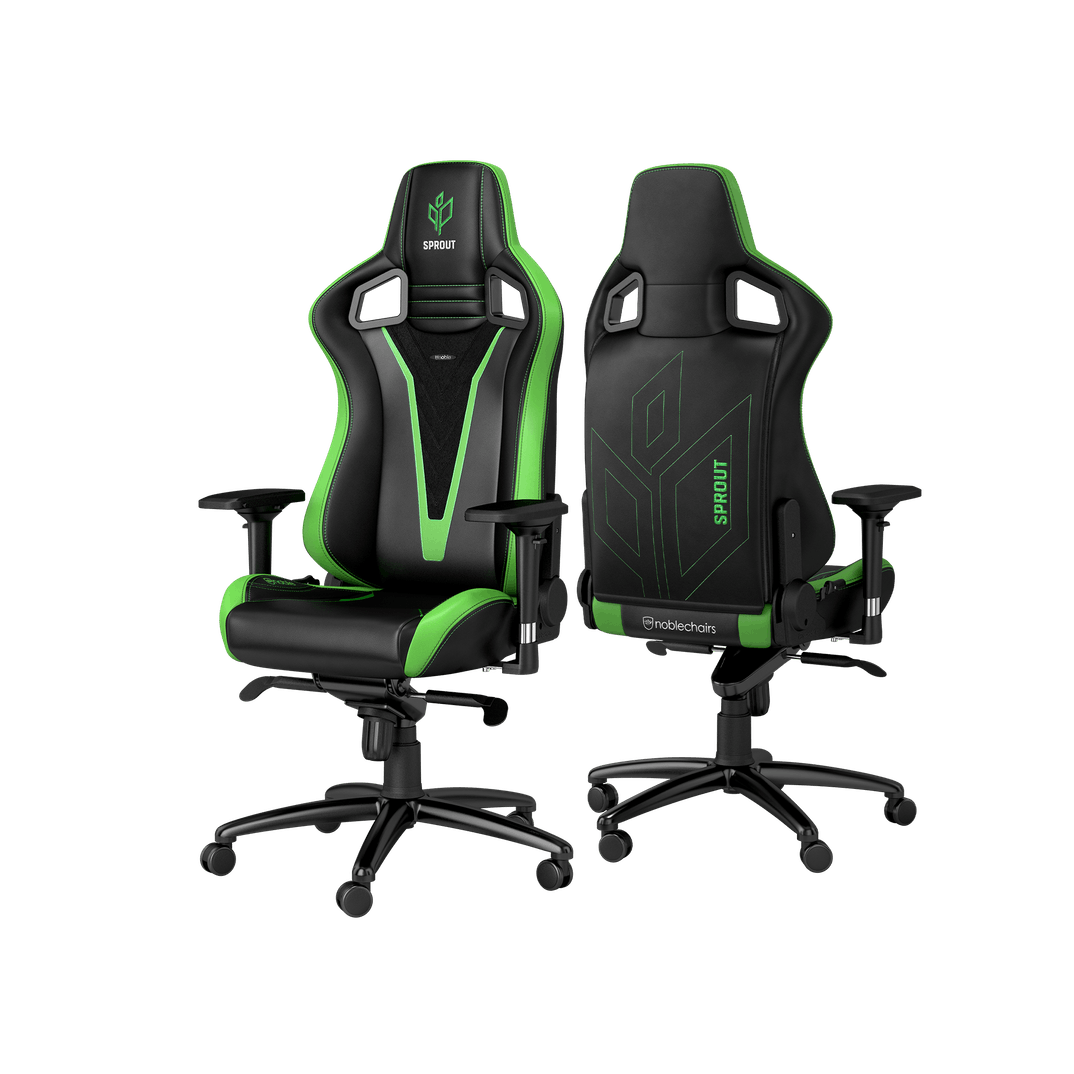 כיסא גיימינג NOBLECHAIRS EPIC SPROUT EDITION - Cryptech