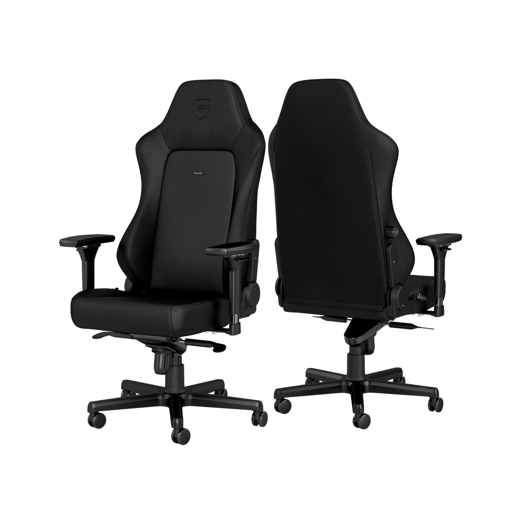 כיסא גיימינג NOBLECHAIRS HERO BLACK EDITION בצבע שחור