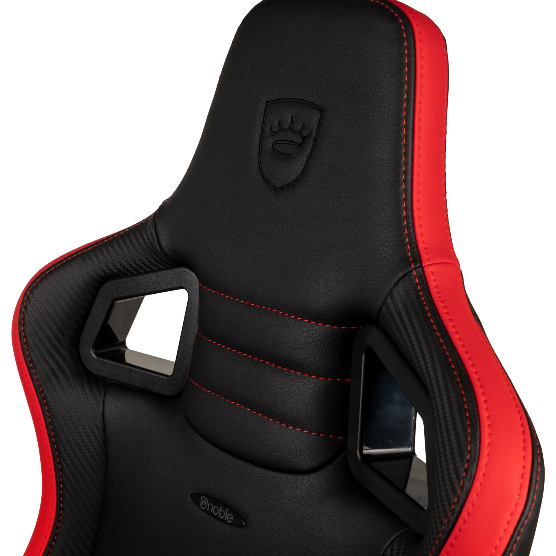 כיסא גיימינג NOBLECHAIRS EPIC COMPACT BLACK/CARBON/RED בצבע שחור/קרבון/אדום - Cryptech