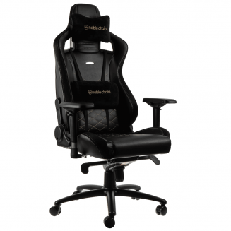 כיסא גיימיניג NOBLECHAIRS EPIC BLACK/GOLD בצבע שחור/זהב - Cryptech