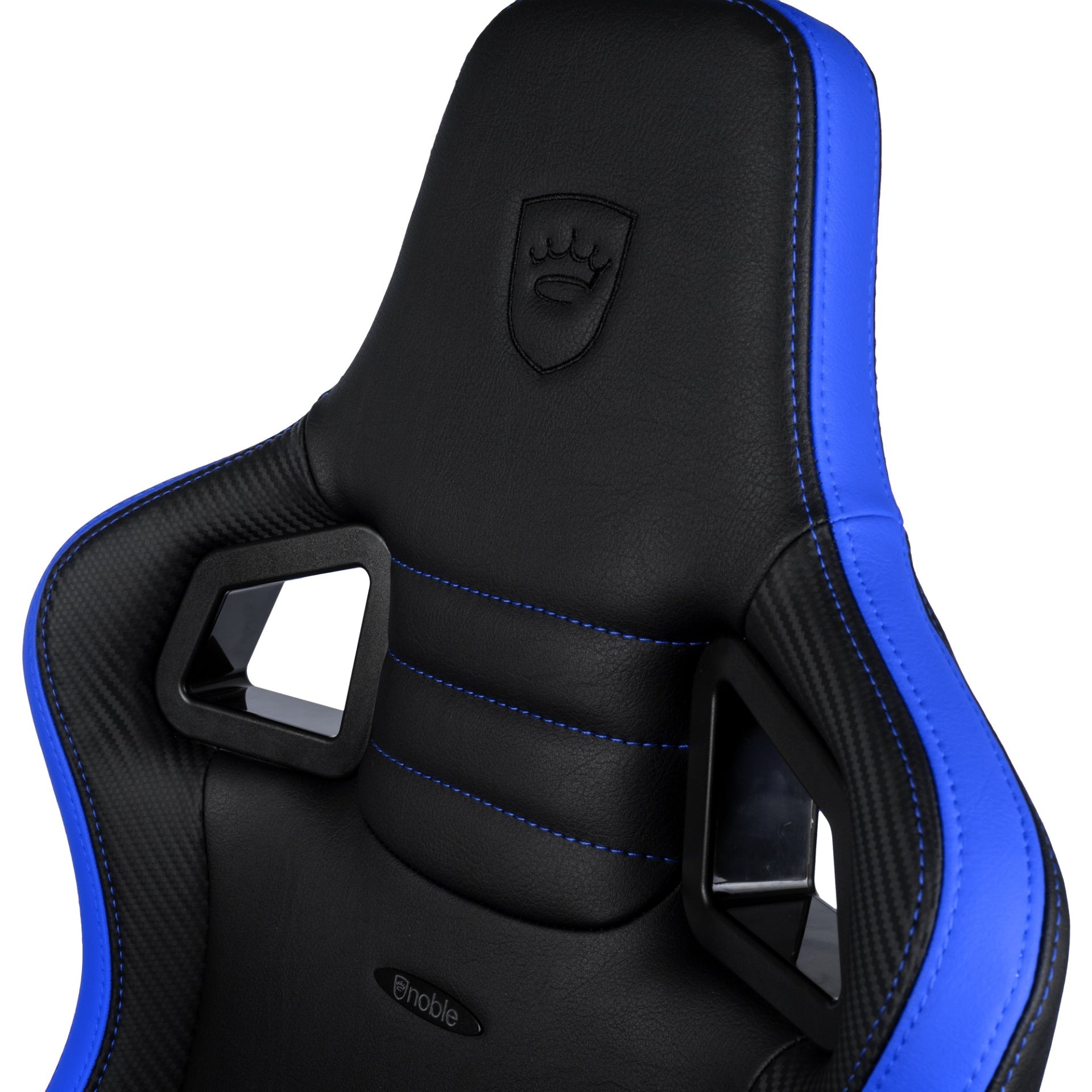 כיסא גיימינג NOBLECHAIRS EPIC COMPACT BLACK/CARBON/BLUE בצבע שחור/קרבון/כחול - Cryptech