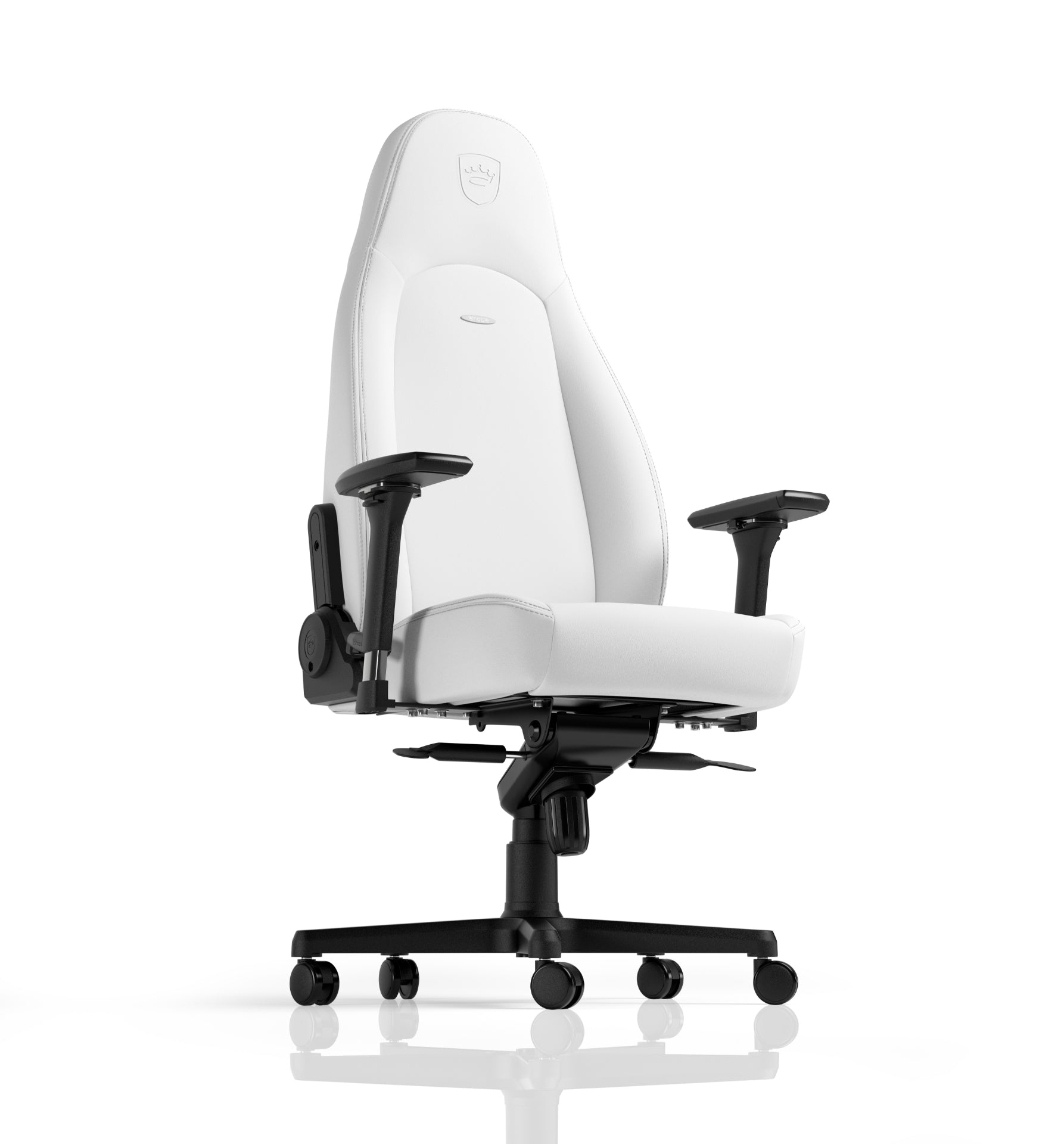 כיסא גיימינג NOBLECHAIRS ICON WHITE EDITION בצבע לבן - Cryptech