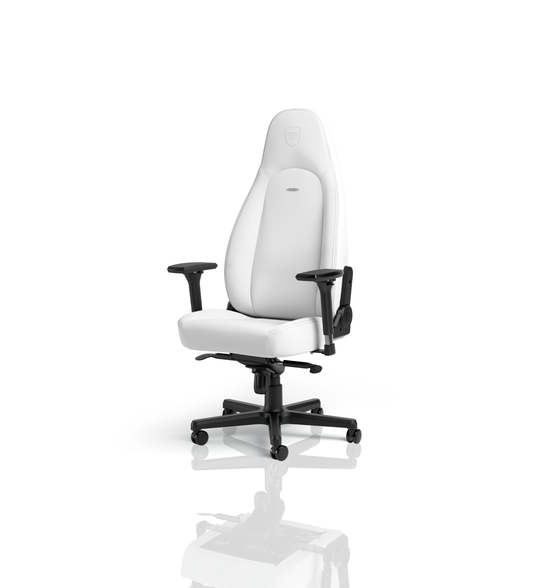 כיסא גיימינג NOBLECHAIRS ICON WHITE EDITION בצבע לבן - Cryptech