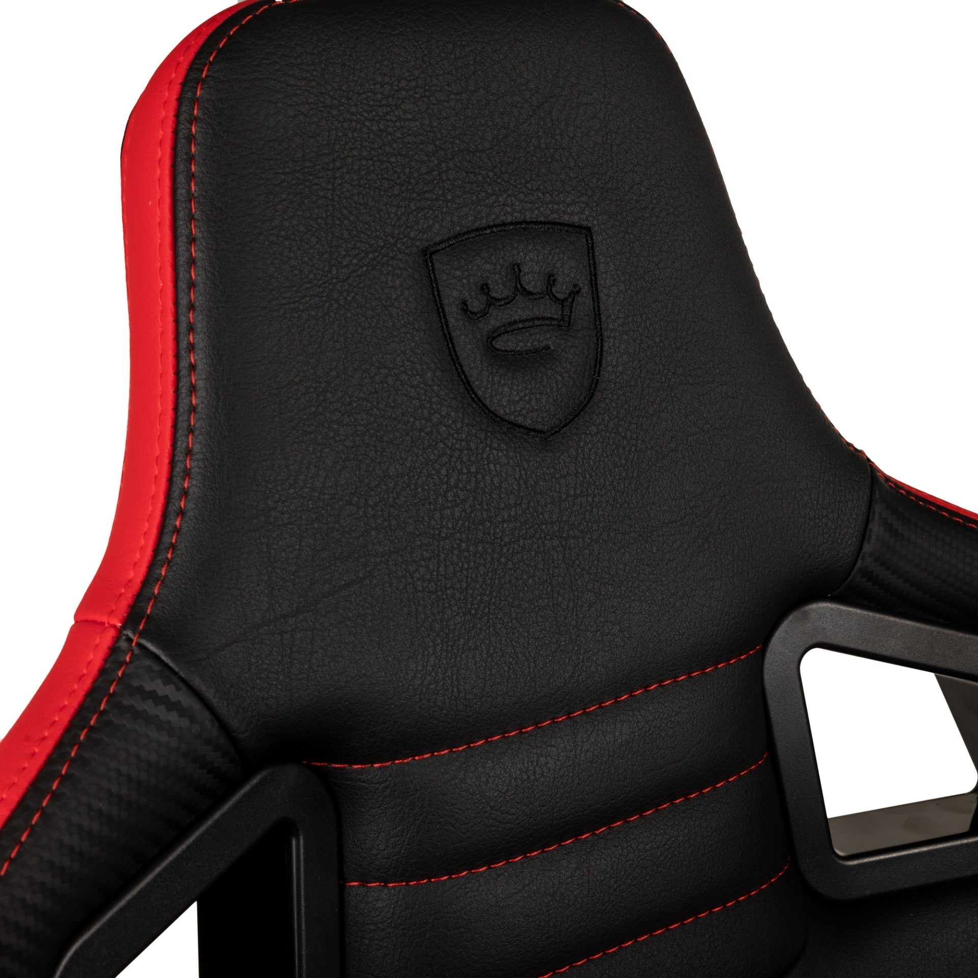 כיסא גיימינג NOBLECHAIRS EPIC COMPACT BLACK/CARBON/RED בצבע שחור/קרבון/אדום - Cryptech