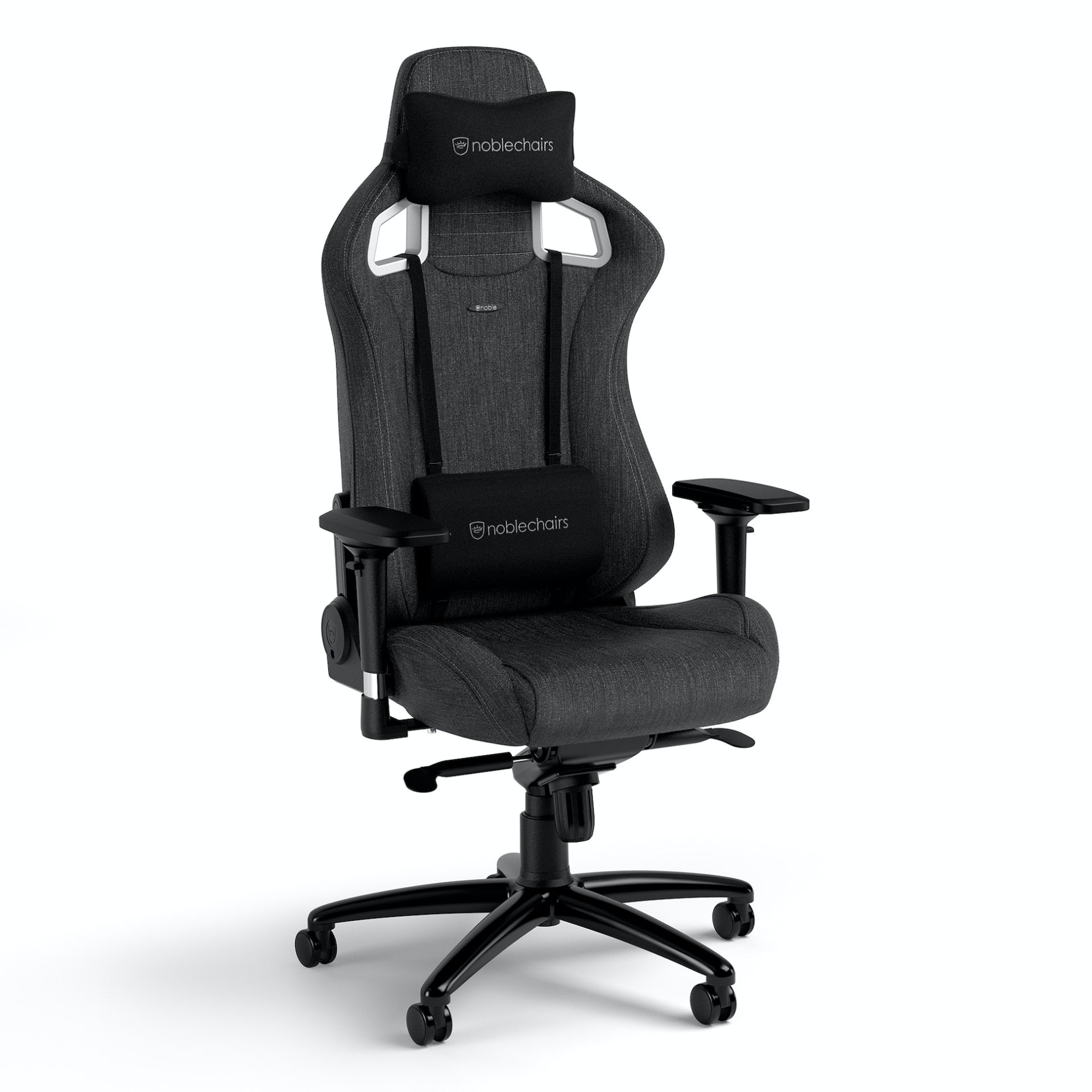 כיסא גיימינג NOBLECHAIRS EPIC TX בצבע אפור פחם - Cryptech