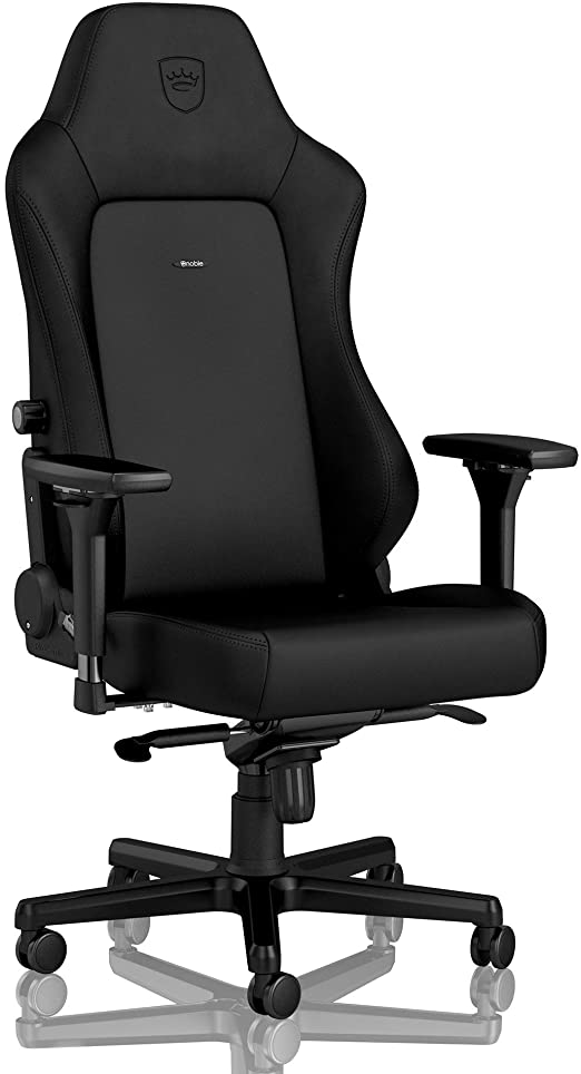 כיסא גיימינג NOBLECHAIRS HERO BLACK EDITION בצבע שחור