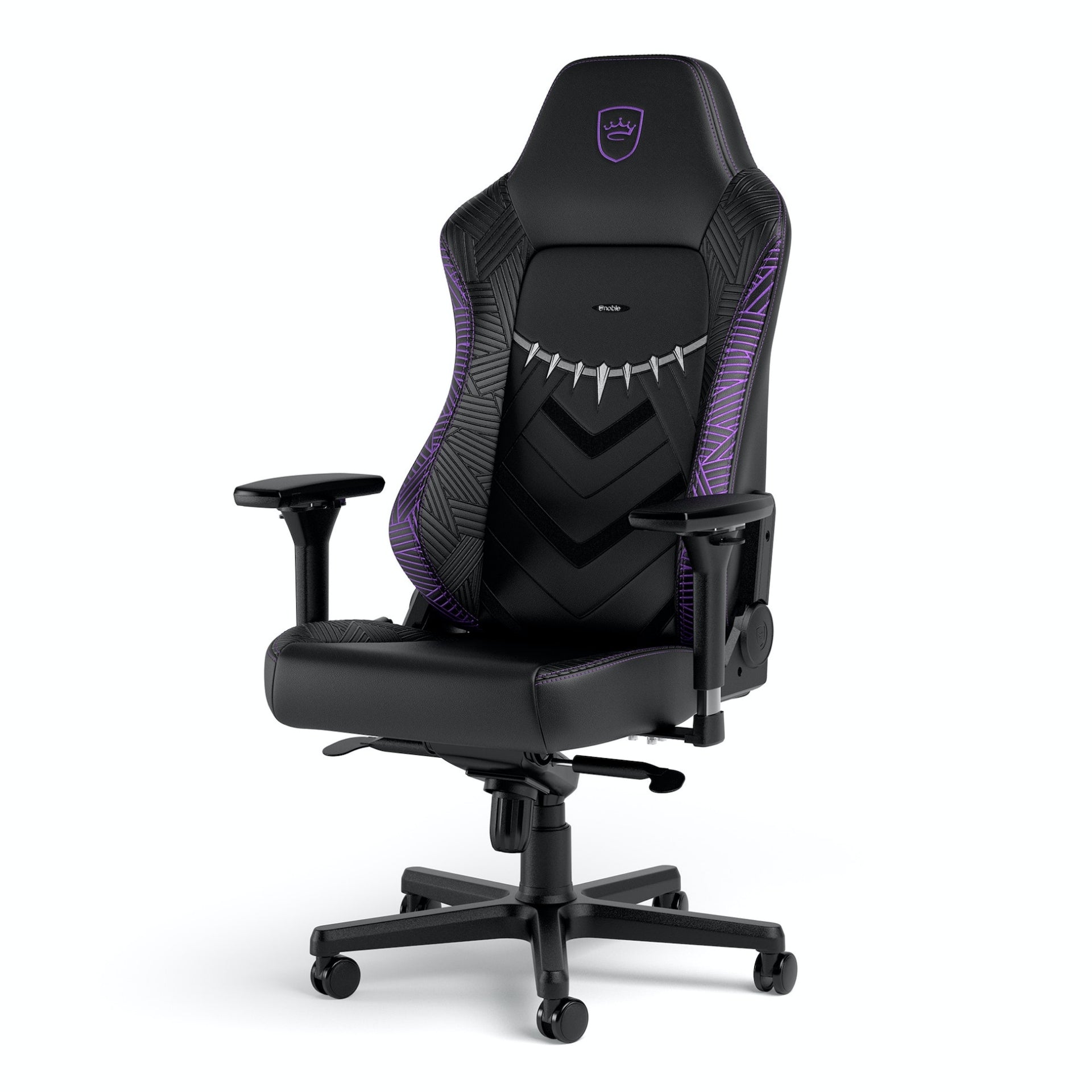 כיסא גיימינג NOBLECHAIRS HERO BLACK PANTHER EDITION - Cryptech