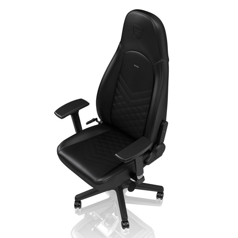 כיסא גיימינג NOBLECHAIRS ICON BLACK בצבע שחור - Cryptech