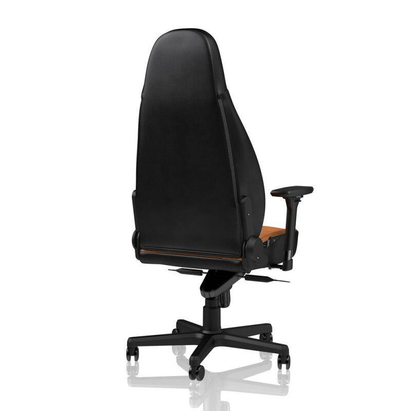 כיסא גיימינג NOBLECHAIRS ICON REAL LEATHER COGNAC/BLACK עור אמיתי - Cryptech