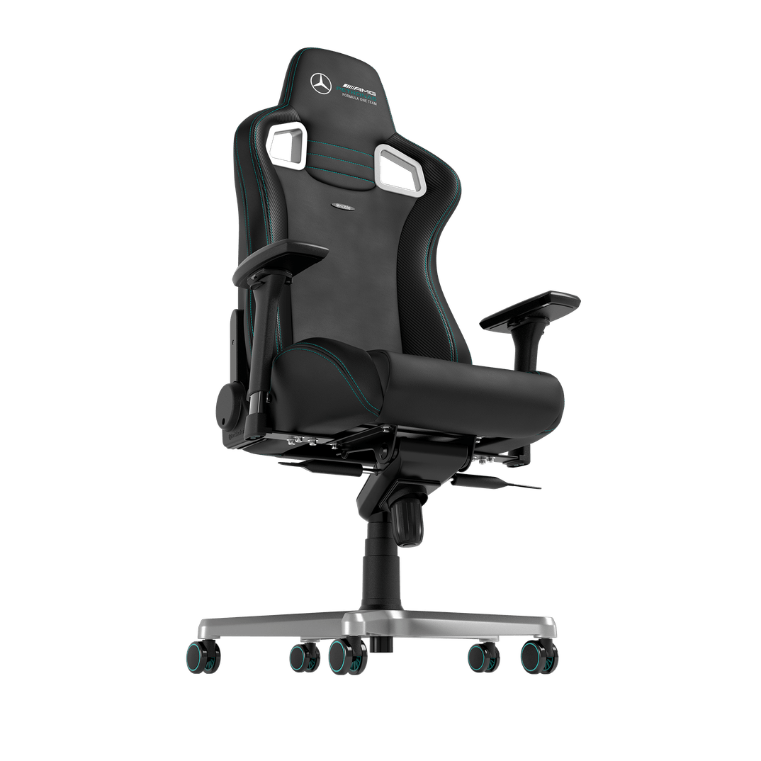 כיסא מנהלים NOBLECHAIRS EPIC MERCEDES AMG PETRONAS F1 TEAM EDITION - Cryptech