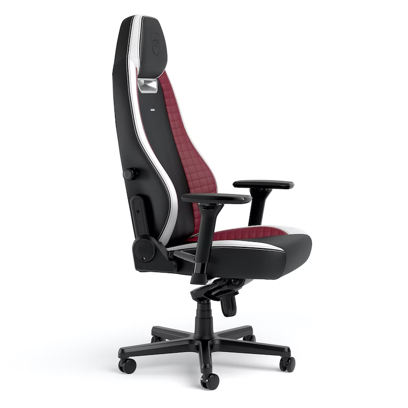 כיסא מנהלים NOBLECHAIRS LEGEND BLACK/WHITE/RED בצבע שחור/לבן/אדום - Cryptech