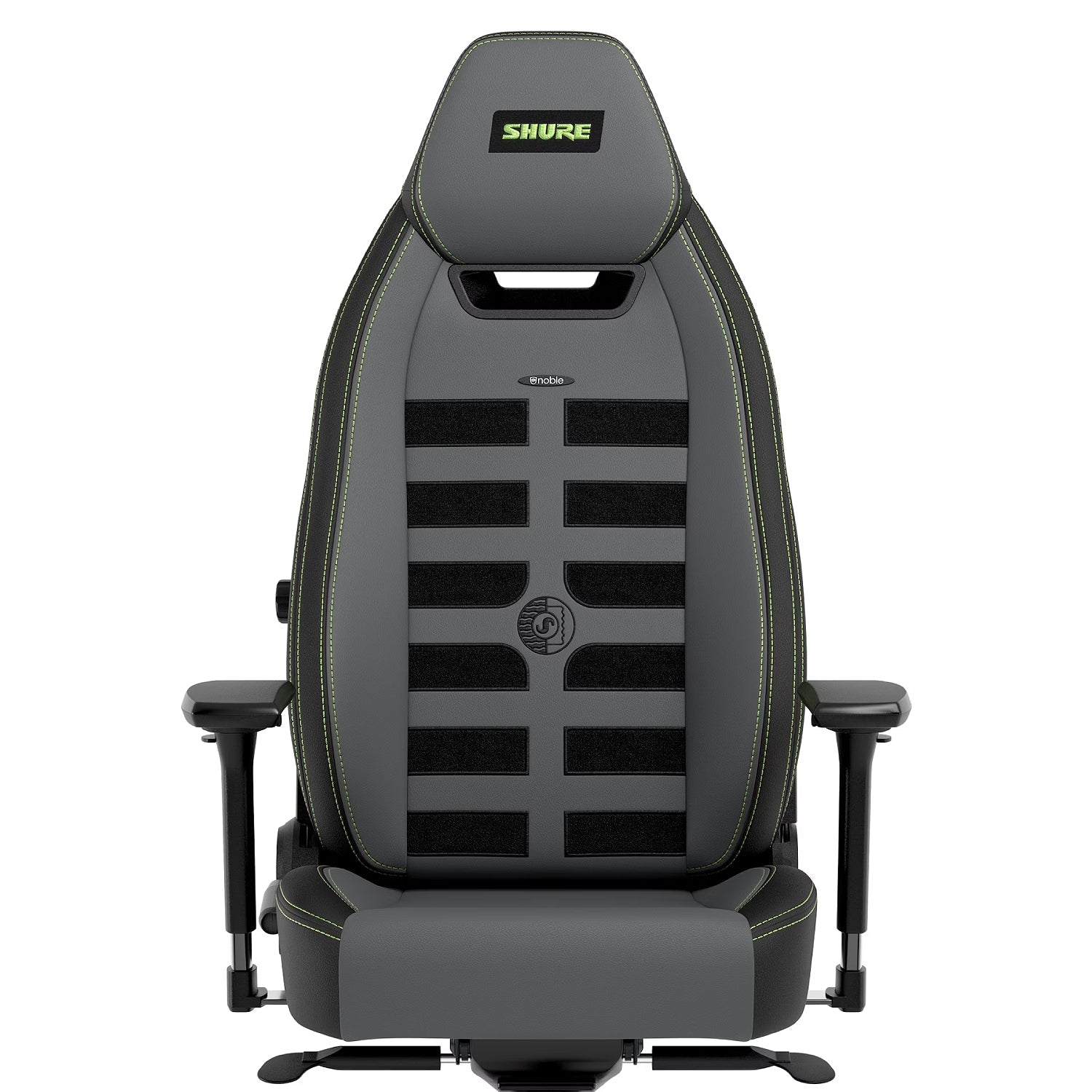 כיסא מנהלים Noblechairs LEGEND Shure Edition בצבע שחור/אפור