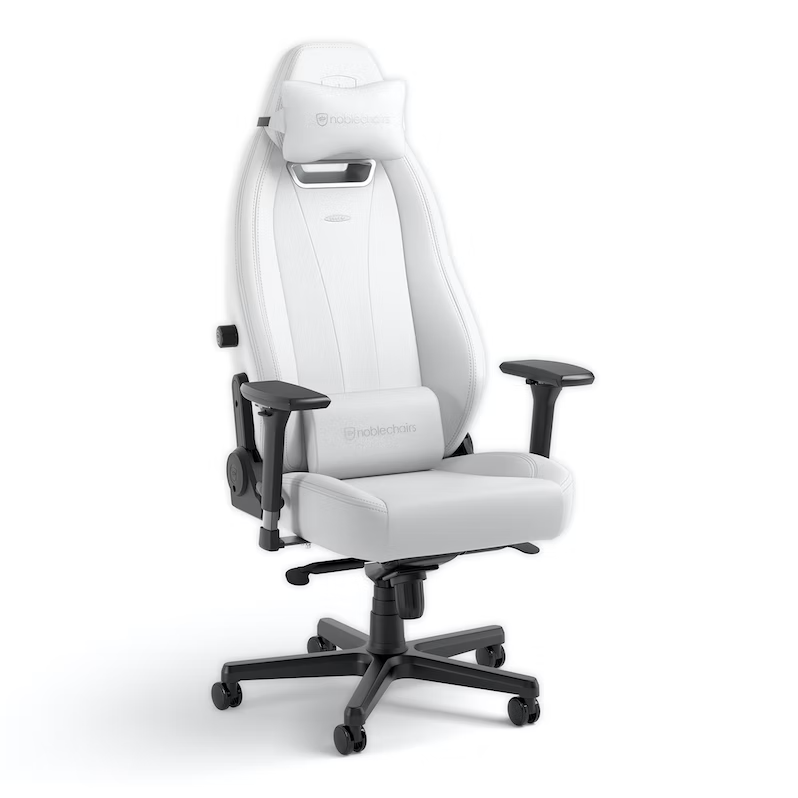 כיסא מנהלים NOBLECHAIRS LEGEND WHITE EDITION בצבע לבן - Cryptech