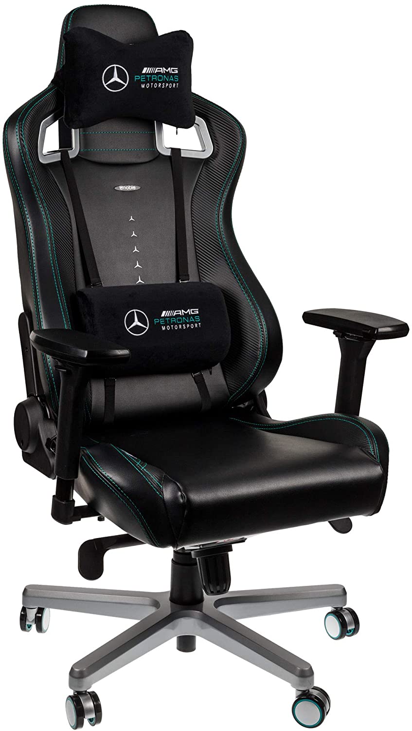 כיסא מנהלים NOBLECHAIRS MERCEDES AMG PETRONAS MOTORSPORT EDITION - Cryptech