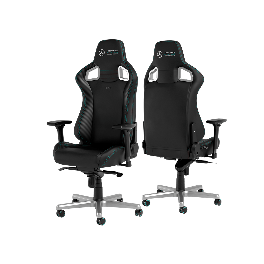 כיסא מנהלים NOBLECHAIRS EPIC MERCEDES AMG PETRONAS F1 TEAM EDITION - Cryptech