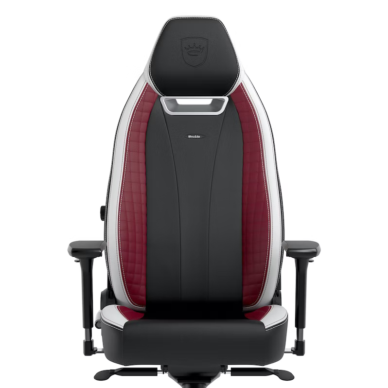 כיסא מנהלים NOBLECHAIRS LEGEND BLACK/WHITE/RED בצבע שחור/לבן/אדום - Cryptech