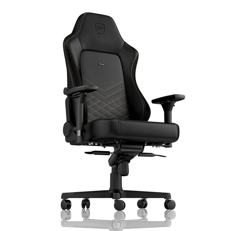 כיסא גיימינג NOBLECHAIRS HERO BLACK/GOLD בצבע שחור/ זהב - Cryptech