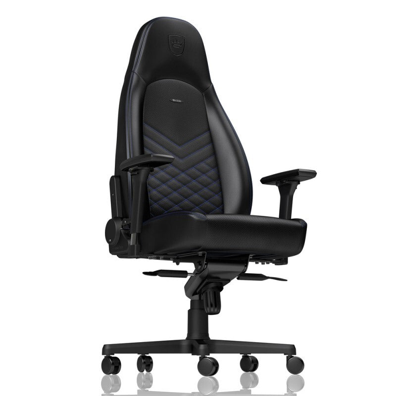 כיסא גיימינג NOBLECHAIRS ICON BLACK/BLUE בצבע שחור/כחול - Cryptech