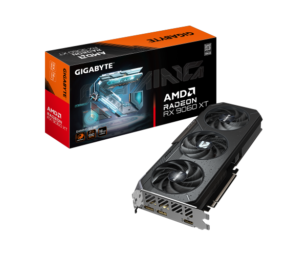 כרטיס מסך Gigabyte Radeon RX 9060 XT GAMING OC 16GB