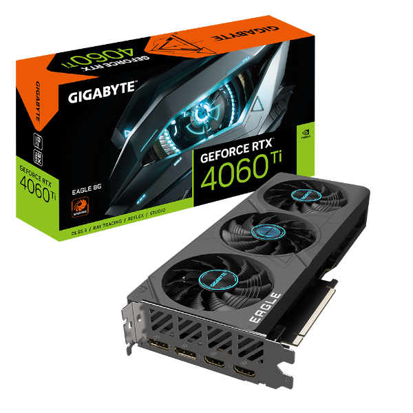 כרטיס מסך Gigabyte RTX 4060 Ti EAGLE 8GB 1XHDMI 3XDP - Cryptech