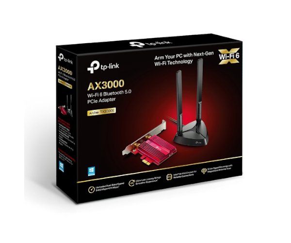 כרטיס רשת אלחוטי TPLink Archer AX3000 up to 3000Mbps WIFI 6