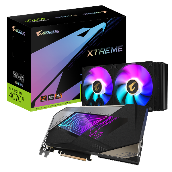 כרטיס מסך AORUS GeForce RTX 4070 Ti 12GB XTREME WATERFORCE - Cryptech