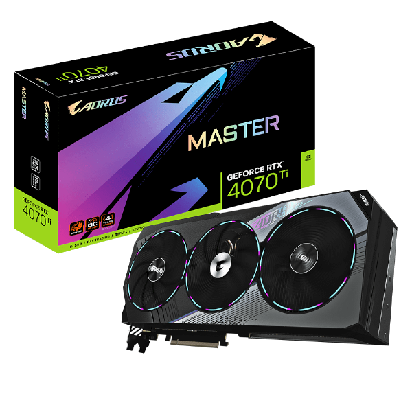 כרטיס מסך AORUS GeForce RTX 4070 Ti MASTER 12G - Cryptech