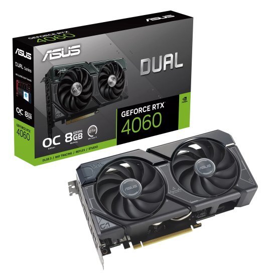 כרטיס מסך ASUS GeForce RTX 4060 8G DUAL OC - Cryptech