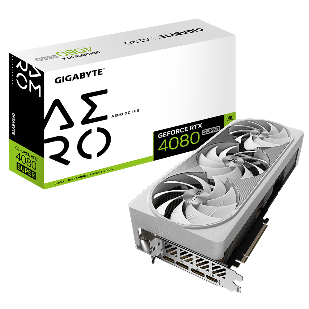 כרטיס מסך Gigabyte GeForce RTX 4080 SUPER AERO OC 16GB - Cryptech