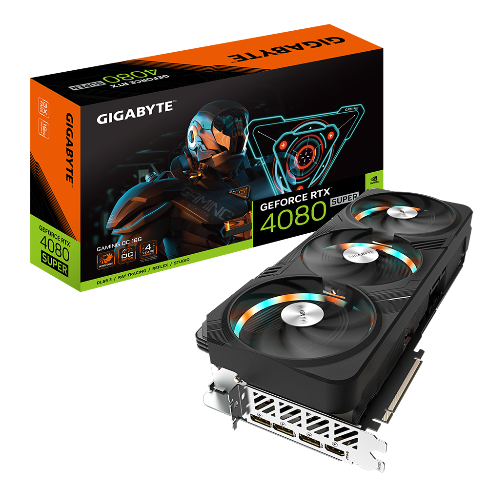 כרטיס מסך Gigabyte GeForce RTX 4080 SUPER GAMING OC 16GB - Cryptech