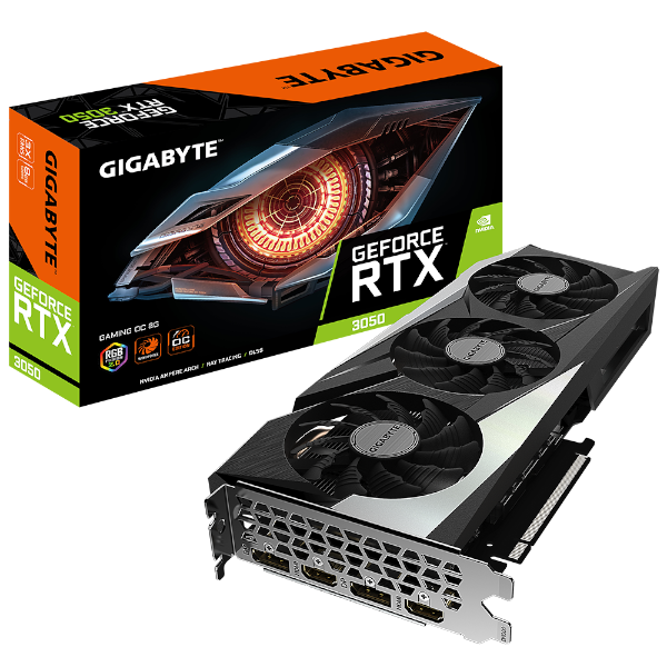 כרטיס מסך GIGABYTE RTX 3050 GAMING OC 8GB PCIE 4.0 - Cryptech