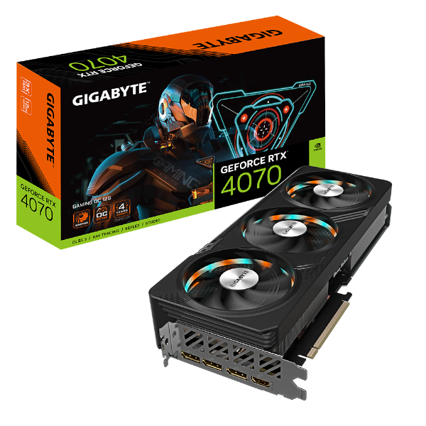 כרטיס מסך Gigabyte RTX 4070 Gaming OC 12 GB 192Bit - Cryptech