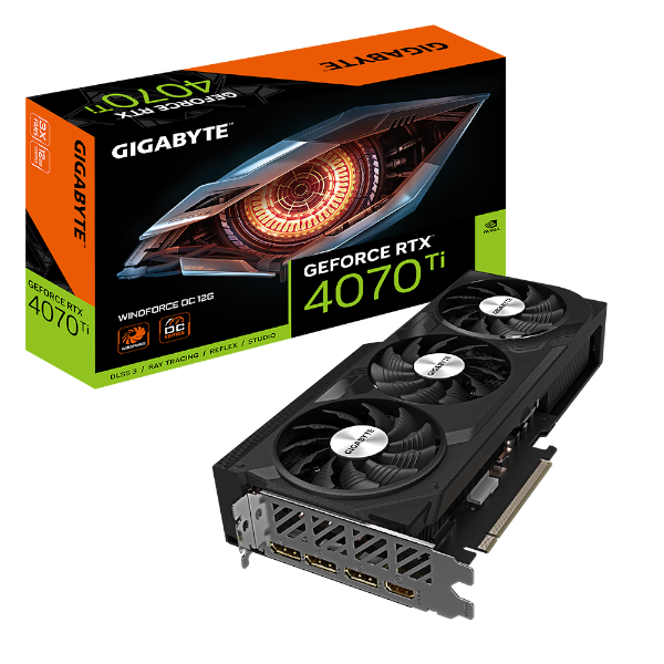 כרטיס מסך Gigabyte RTX 4070 Ti 12GB WindForce OC - Cryptech