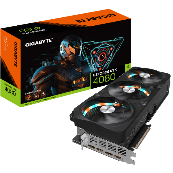 כרטיס מסך Gigabyte RTX 4080 Gaming OC 16GB Windforce RGB Pcie 4.0 - Cryptech