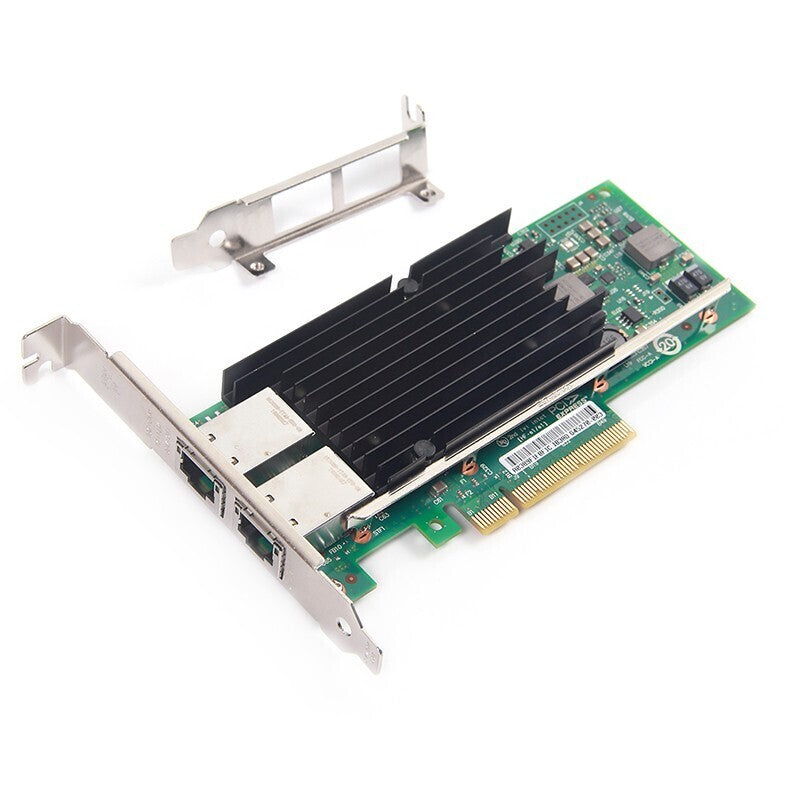 כרטיס רשת 10GTEK 10G 2-PORTS (INTEL X540 CONTROLLER) PCI-E X8 - Cryptech