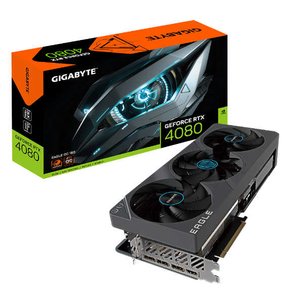 כרטיס מסך Gigabyte RTX 4080 Eagle 16GB OC Windforce Pcie 4.0 - Cryptech