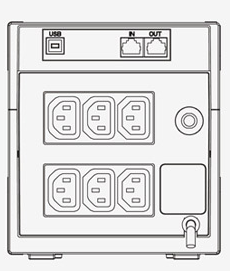 אל פסק POWERCOM RAPTOR 1500VA USB - Cryptech