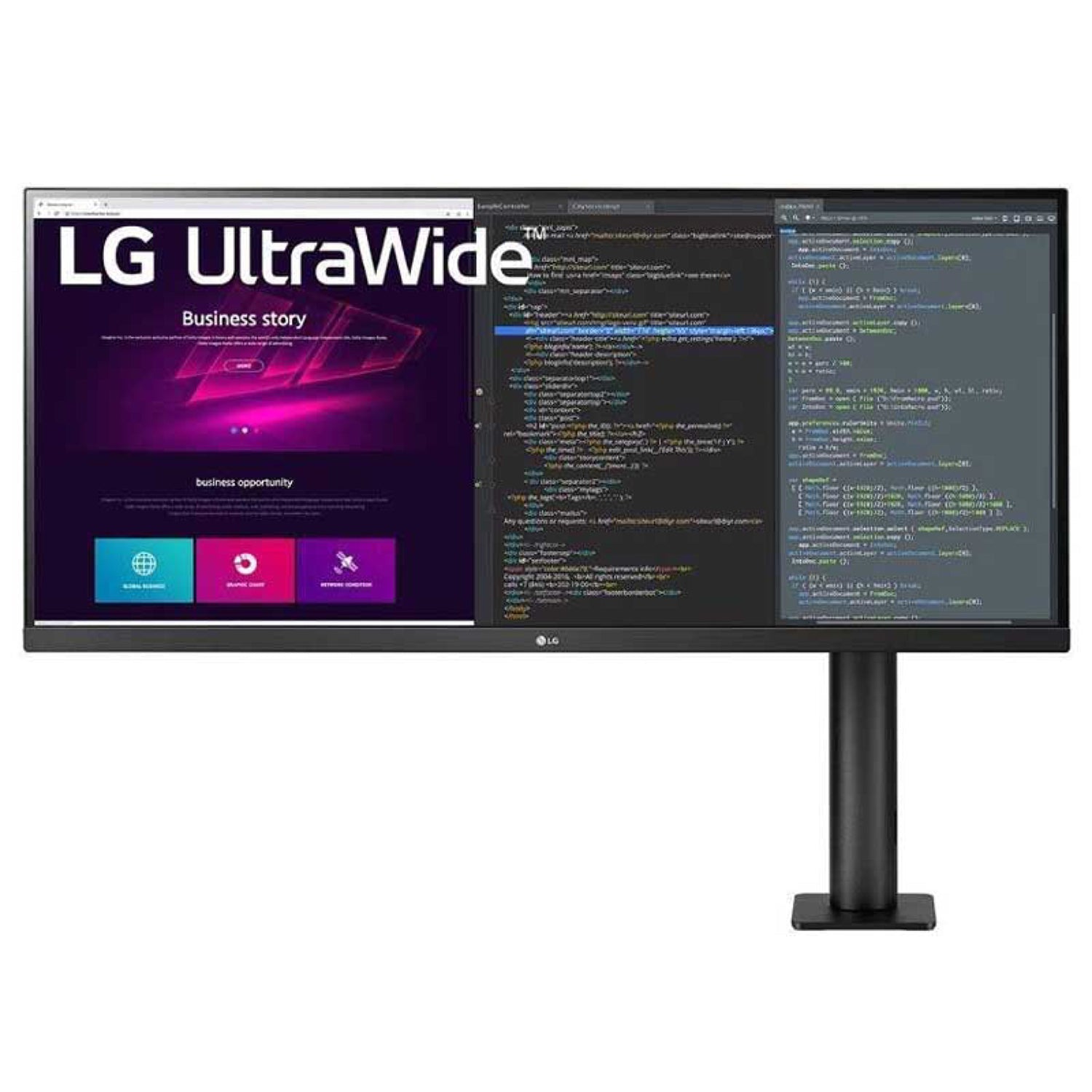 LG 34’’ UltraWide Ergo IPS QHD 75Hz 5ms Monitor