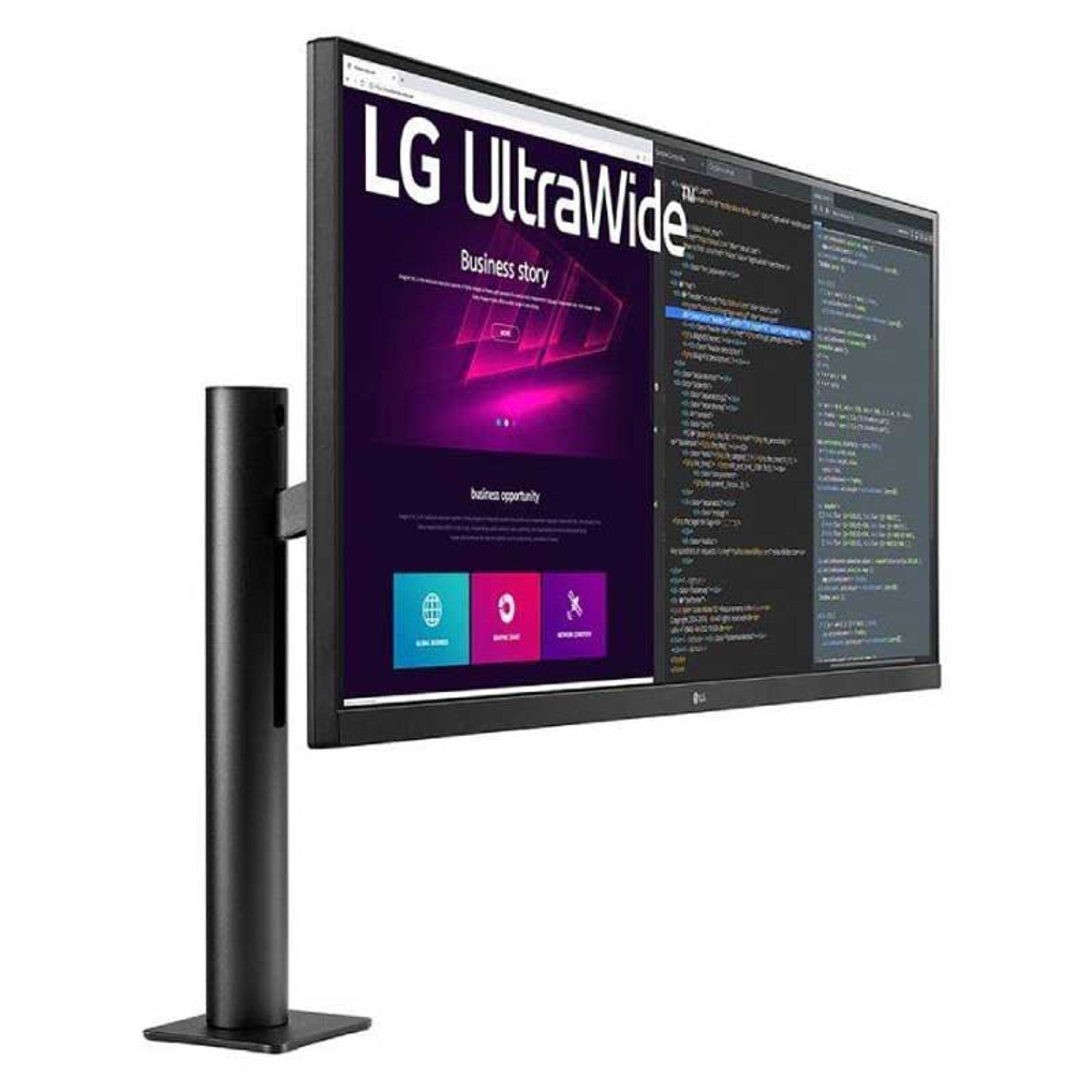 LG 34’’ UltraWide Ergo IPS QHD 75Hz 5ms Monitor