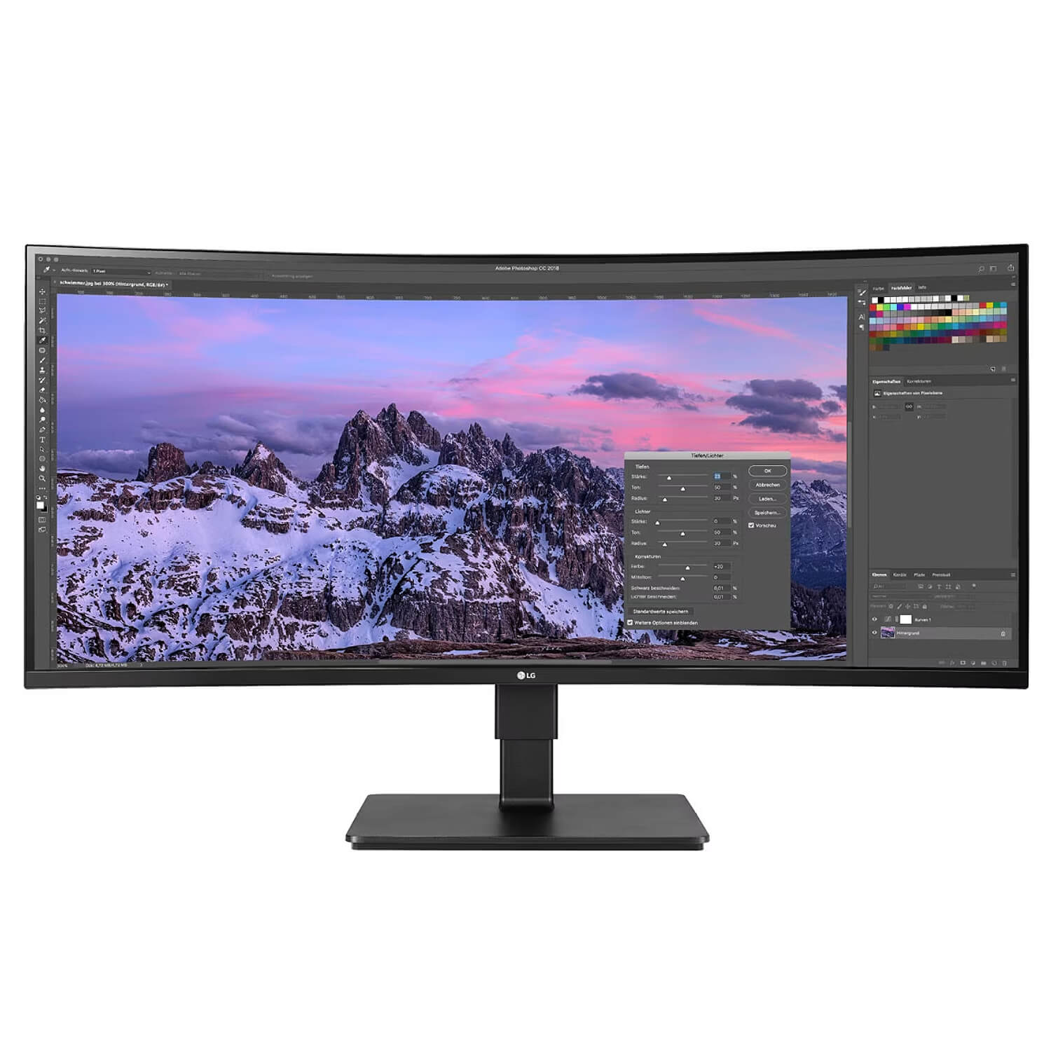 LG 35’’ QHD 100Hz 5ms USB-C PD90W VA Curved Monitor