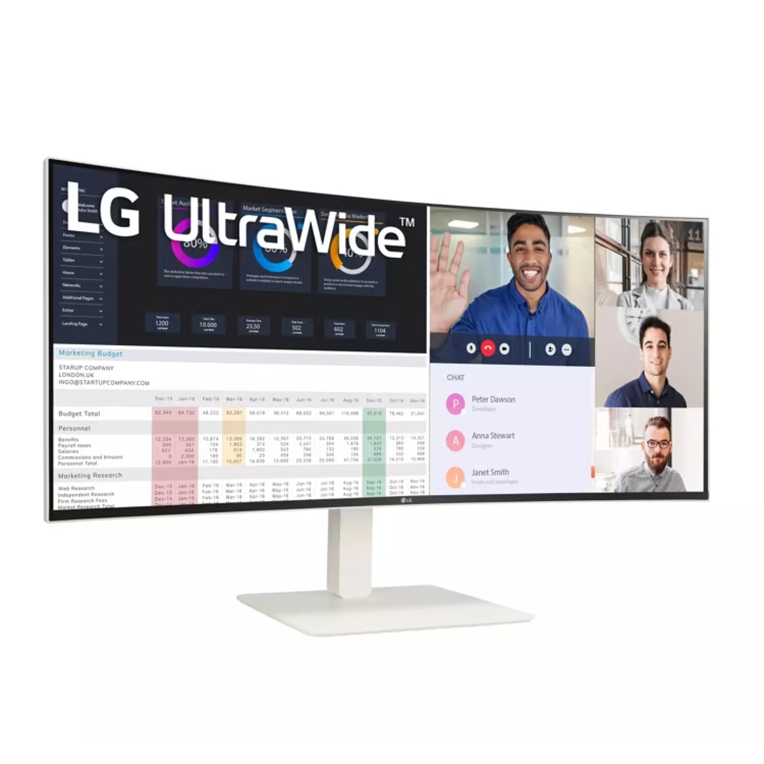 LG 38’’ UltraWide IPS WQHD 144Hz 1ms 2300R Curved Monitor