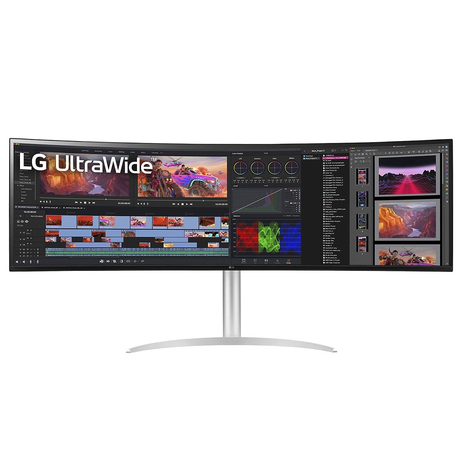 LG 49’’ UltraWide IPS DQHD 144Hz 5ms 3800R Curved Monitor