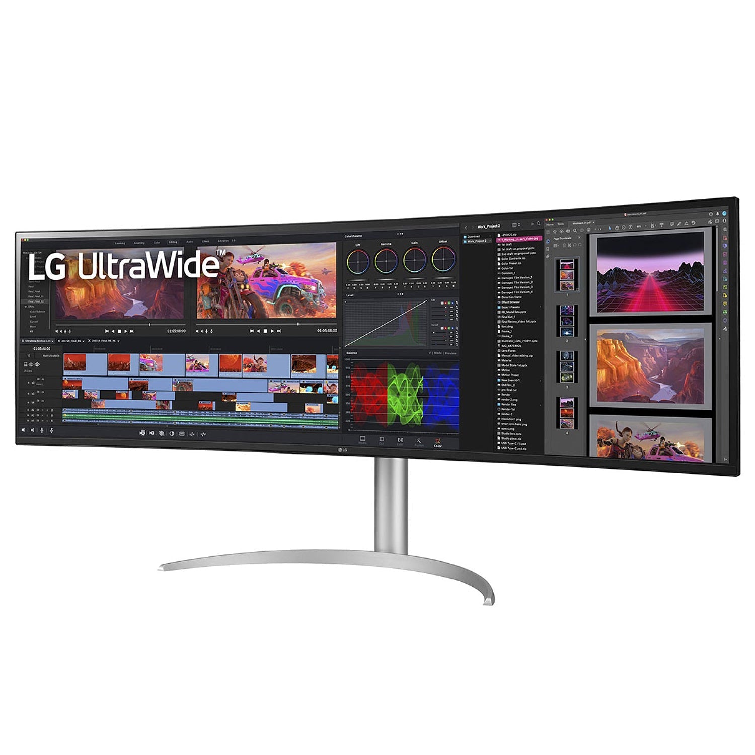 LG 49’’ UltraWide IPS DQHD 144Hz 5ms 3800R Curved Monitor