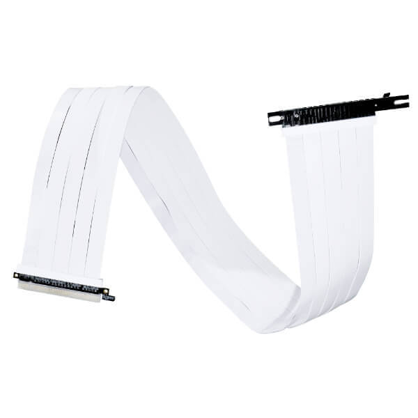 LIAN-LI 600MM PCI-E 4.0 X16 RISER CABLE WHITE