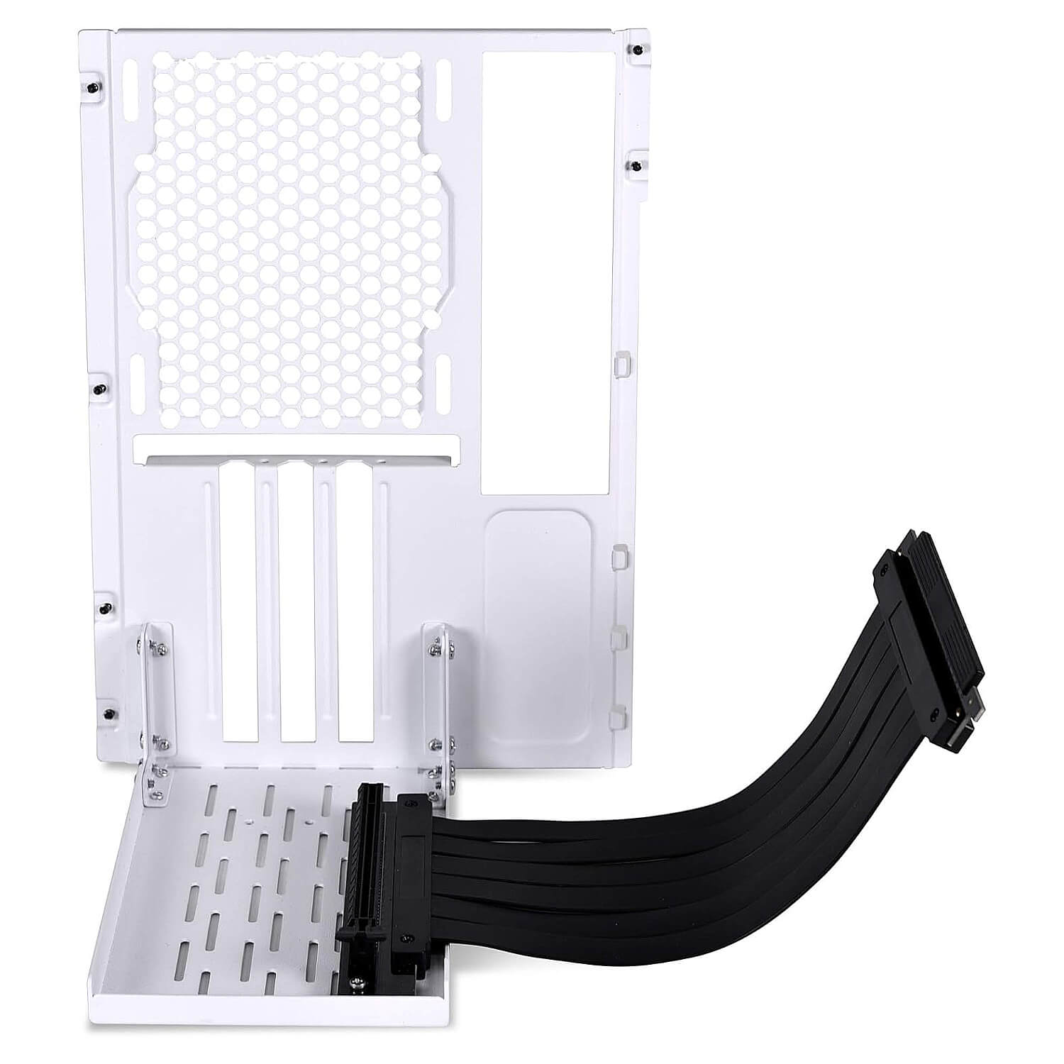 LIAN-LI BACK PANEL FOR O11D MINI WITH PCI-E 3.0 RISER CARD VERTICAL WHITE - Cryptech