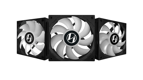 LIAN-LI COOLER 120MM ARGB ST120-3 BLACK - 3 FAN - Cryptech