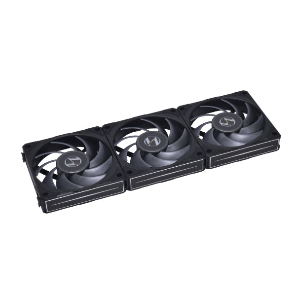 LIAN-LI COOLER 120MM P28-3B (P28120-3B) UNI BLACK 3-FAN - Cryptech