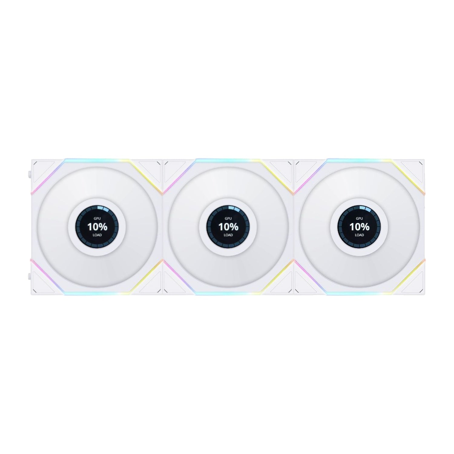 Lian-Li Cooler 120mm TL120 LCD Reverse UNI White 3-Fan