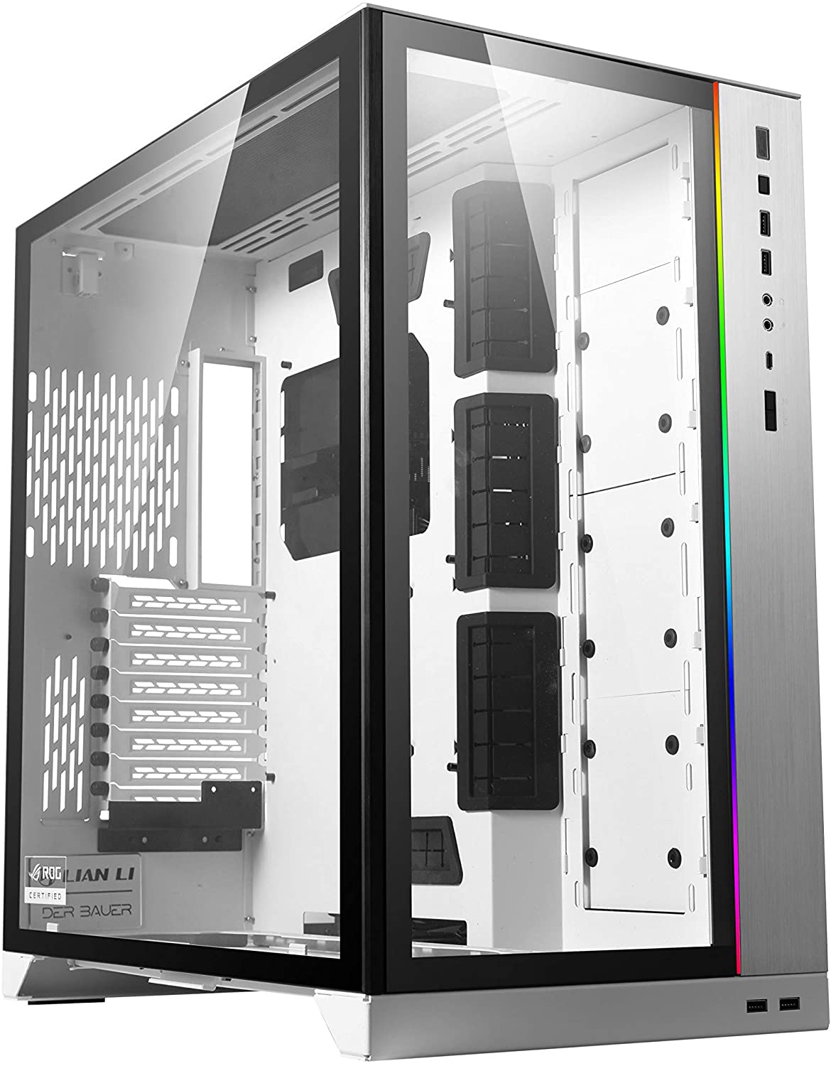 LIAN-LI FULL TOWER CASE O11DXL-W DYNAMIC XL (ROG) WHITE - Cryptech